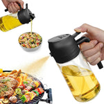 Load image into Gallery viewer, 2-in-1 Oil Sprayer – 2024 New 470ml Refillable Oil Spray Bottle for Kitchen Cooking