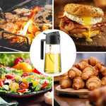 Load image into Gallery viewer, 2-in-1 Oil Sprayer – 2024 New 470ml Refillable Oil Spray Bottle for Kitchen Cooking
