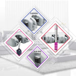 Load image into Gallery viewer, LETMY Broom Holder Wall Mount – 5 Slot 6 Hook Mop & Tool Organizer Rack for Home, Garage & Garden