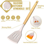 Load image into Gallery viewer, Umite Chef 34PCS Silicone Kitchen Utensil Set – Heat-Resistant Tools with Wooden Handles &amp; Grater
